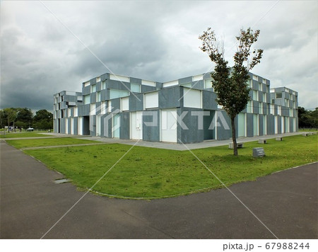 茨城県稲敷郡阿見町の予科練平和祈念館のある風景 茨城県稲敷郡阿見町の予科練平和祈念館のある風景 67988244
