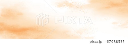 Realistic yellow-orange watercolor panoramic 67988535