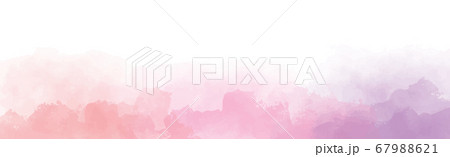 Panoramic texture of realistic pink watercolor on Panoramic texture of realistic pink watercolor on 67988621