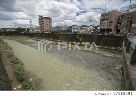 人吉市球磨川水害山田川 人吉市球磨川水害山田川 67988691
