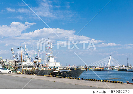 青森県八戸市 八戸漁港の風景 青森県八戸市 八戸漁港の風景 67989276