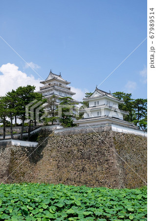 島原城の天守閣と丑寅の櫓 67989514