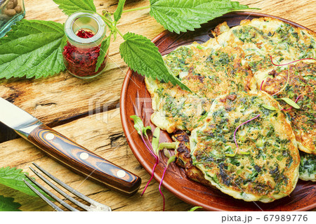 Diet fritters with herbs Diet fritters with herbs 67989776