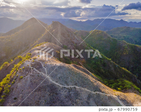 Beautiful mountains at sunset, Vietnam, Nha Trang Beautiful mountains at sunset, Vietnam, Nha Trang 67990759