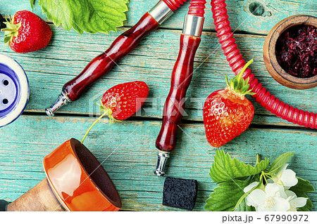 Shisha with strawberries Shisha with strawberries 67990972