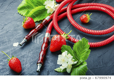 Shisha with strawberries Shisha with strawberries 67990974