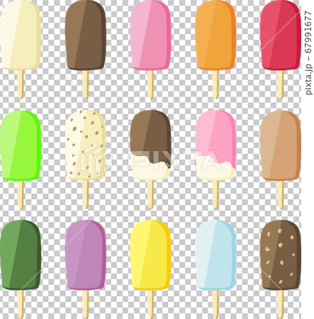 Colorful Ice Bar Vector Illustration B 67991677
