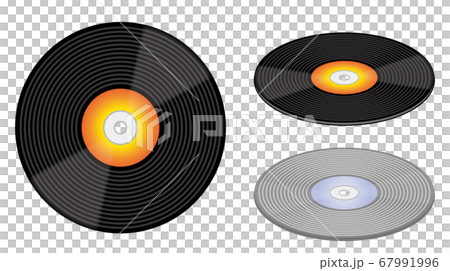 レコード セットのイラスト素材