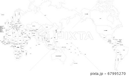 アジア 欧州 米国 北中米 欧州の白地図イラストを無料ダウンロード