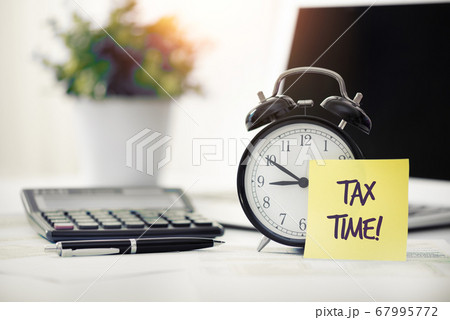 Tax time concept, accountancy, tax refund concept 67995772