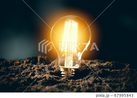 Eco environment, abstract lighting bulb concept 67995843