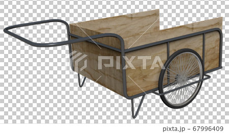 リヤカーのイラスト素材