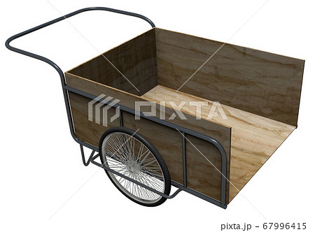 リヤカーのイラスト素材