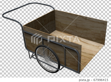 リヤカーのイラスト素材