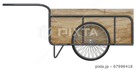 リヤカーのイラスト素材