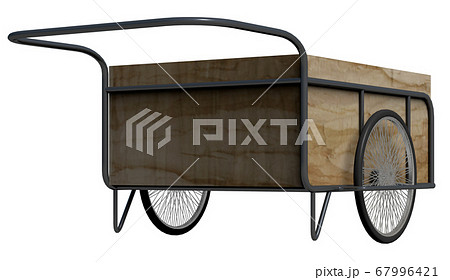 リヤカーのイラスト素材