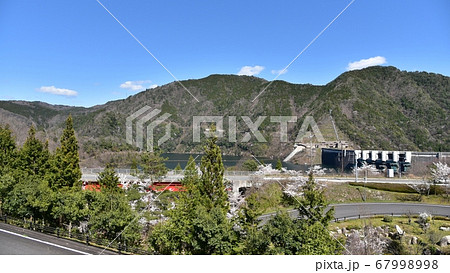 桜と温井ダム 春景色 桜と温井ダム 春景色 67998998