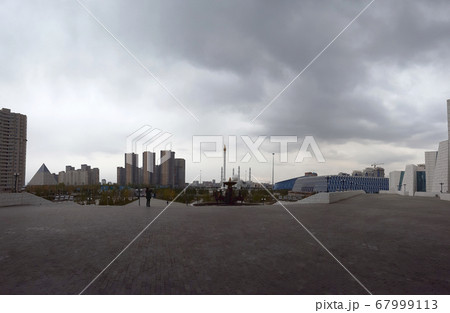 Panoramic view of Nur-Sultan city, Kazakhstan Panoramic view of Nur-Sultan city, Kazakhstan 67999113