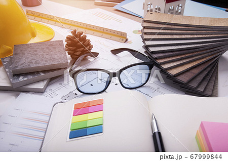 Sample of materials design for decoration and renovation. Sample of materials design for decoration and renovation. 67999844