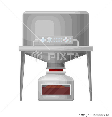 Ketchup Manufacturing with Tomato Sauce Boiling in Tank Process Vector Illustration Ketchup Manufacturing with Tomato Sauce Boiling in Tank Process Vector Illustration 68000538