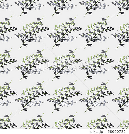 Green and blue branches seamless pattern. Light Green and blue branches seamless pattern. Light 68000722