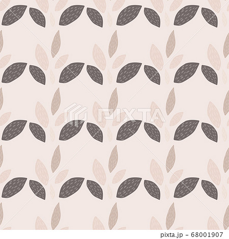 Leaves ornament botanic seamless pattern. Light Leaves ornament botanic seamless pattern. Light 68001907