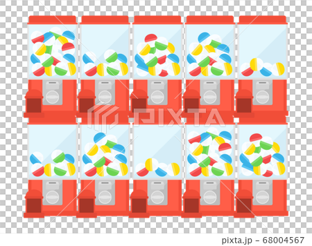 ガチャガチャのイラスト ガチャガチャのイラスト 68004567