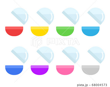 ガチャガチャのカプセルのイラスト 68004573