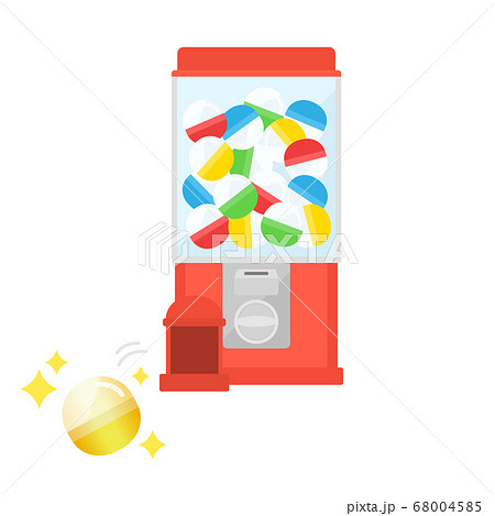 ガチャガチャのイラスト ガチャガチャのイラスト 68004585