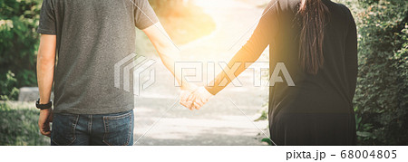 Young couple in love, Attractive man and woman Young couple in love, Attractive man and woman 68004805