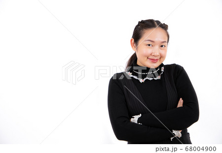 Portrait Asian beautiful young women  style strong 68004900