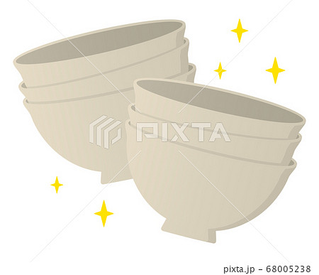 重ねられた器2 68005238