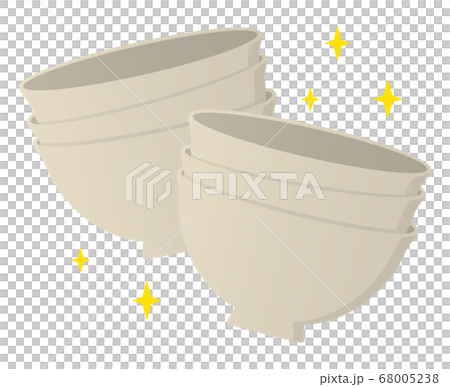 重ねられた器2 68005238