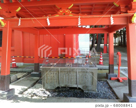 東京　新宿　花園神社　手洗い場 　手水 68008841