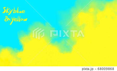 黄色と空色の壁紙 黄色と空色の壁紙 68009868
