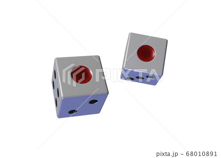 サイコロ(ゾロ目：透過素材) 68010891