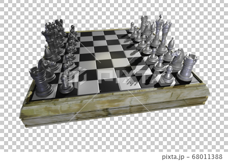 Chess (CG: transparent material) - Stock Illustration [68011388] - PIXTA