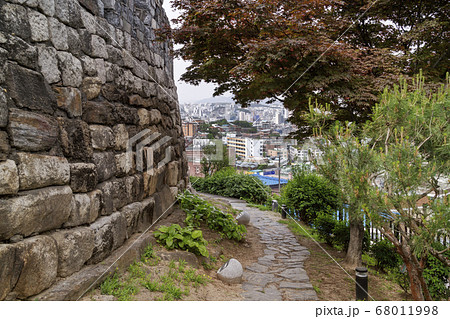 城壁 ソウル城郭 遺跡 68011998