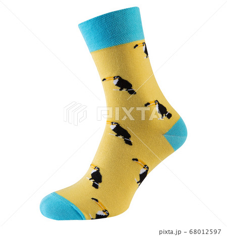 voluminous yellow male sock with turquoise voluminous yellow male sock with turquoise 68012597