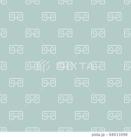 Seamless Pattern With VR Logos Seamless Pattern With VR Logos 68013096