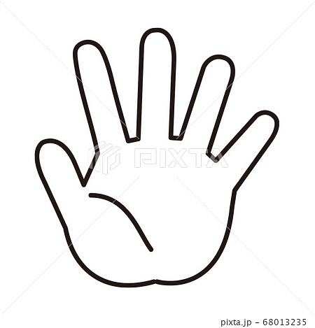 hand イラスト 5 ファイブ hand イラスト 5 ファイブ 68013235