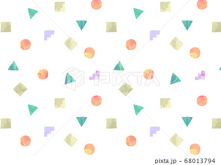 幾何学のブロックパターン 68013794