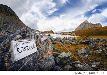 The Rocca La Meja, famous mountain peak in the piedmontese alps (Italy) The Rocca La Meja, famous mountain peak in the piedmontese alps (Italy) 68014924