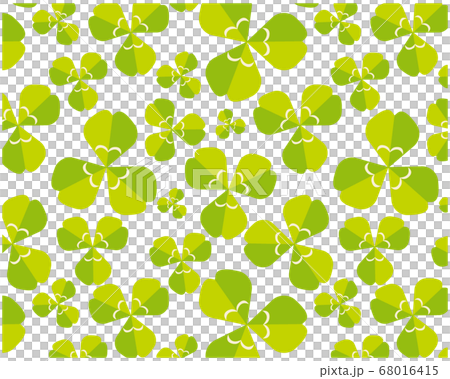 Background image of a three-leaf clover Vector illustration of a colorful clover 68016415