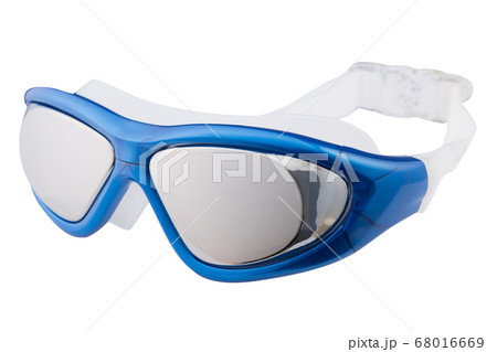 blue goggles for swimming in the pool or in the 68016669