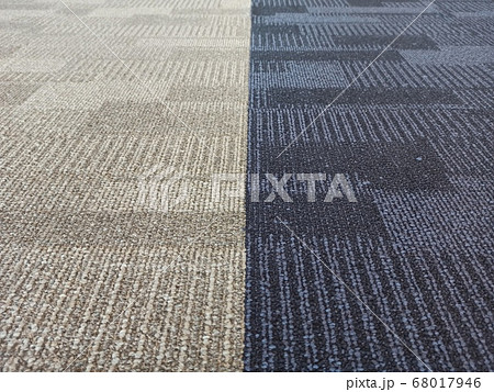 Blue and Grey office carpet pattern interior. Textured fabric background	 68017946