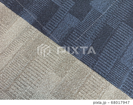 Blue and Grey office carpet pattern interior. Textured fabric background Blue and Grey office carpet pattern interior. Textured fabric background 68017947