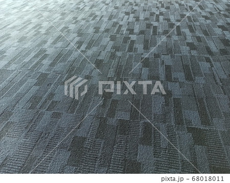 Blue color fabric background. Dark blue office carpet pattern interior. Blue color fabric background. Dark blue office carpet pattern interior. 68018011