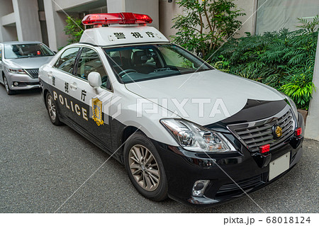 働く車シリーズ 警視庁 パトカーの写真素材
