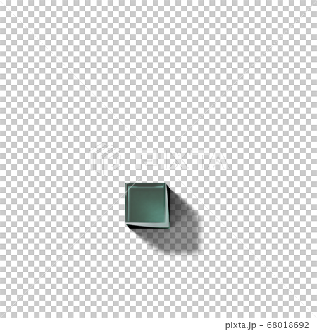 リアルなガラスのブロックのピリオド 68018692